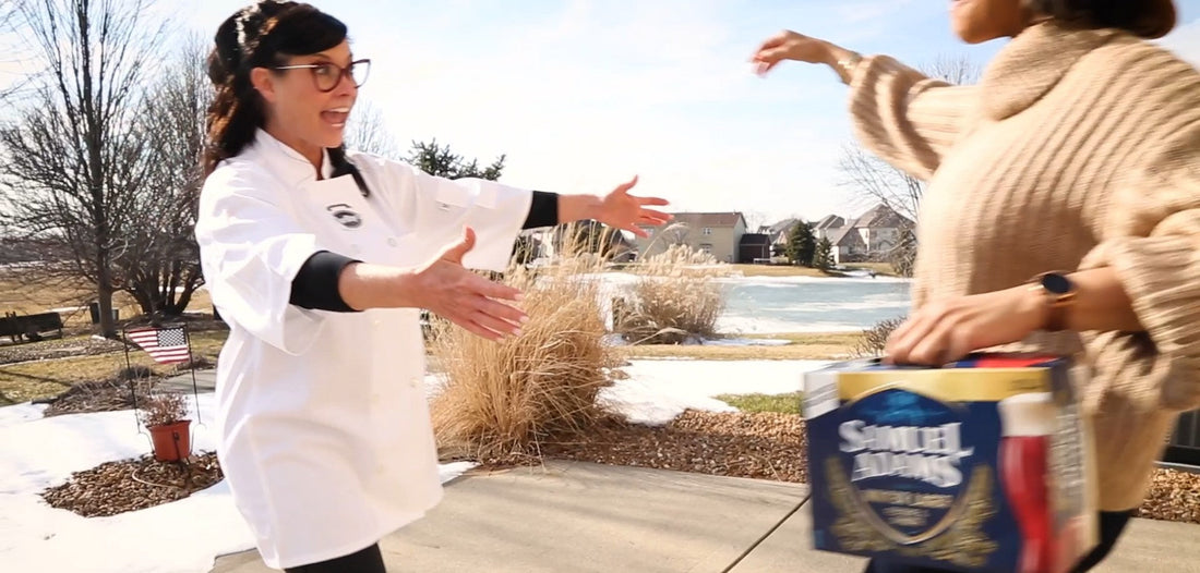 CharBoy's Beer Can Chicken cooking video — Samuel Adams Winter Lager paired with CharBoy's Smoky Homestyle Marinade