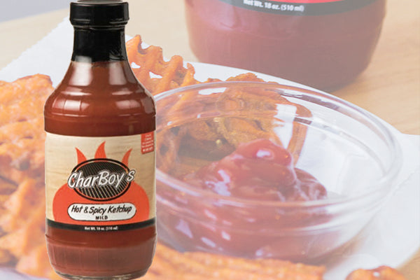 CharBoy's Hot & Spicy Ketchup bottle