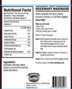 CharBoy's Rosemary Marinade & Rub packet — zero sugar, gluten free