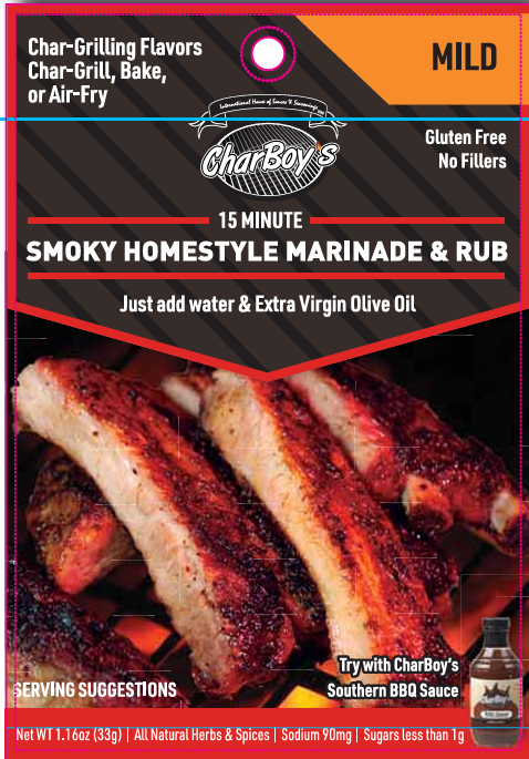 CharBoy's Smoky Homestyle Marinade & Rub — Mild