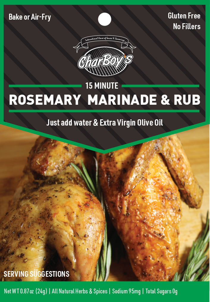 CharBoy's Rosemary, Jerk and Greek 3-pack flavor bundle