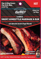 CharBoy's Smoky Homestyle Extra Hot packet — part of the 2-pack